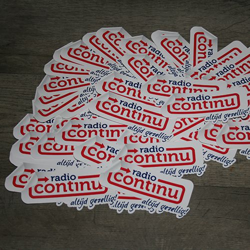 Radio-continu-stickers-van-rijn-reclame